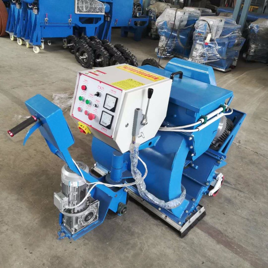 廠家直銷小型路面拋丸機(jī) 混凝土瀝青鋼板拋光除銹機(jī)