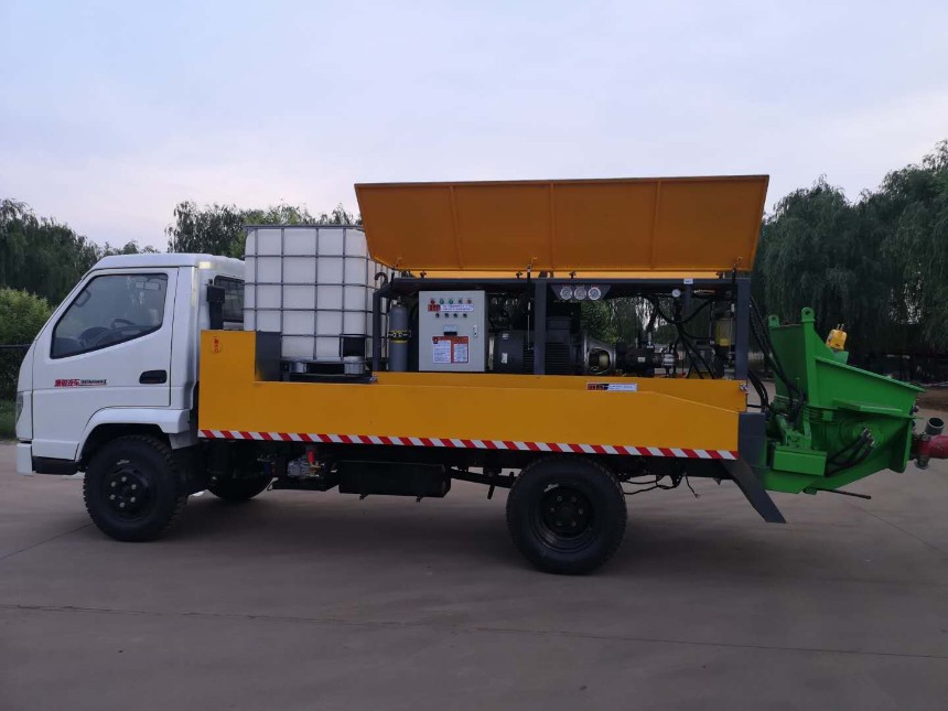 河南建特重工JSP-16C雙噴頭混凝土濕噴機(jī)