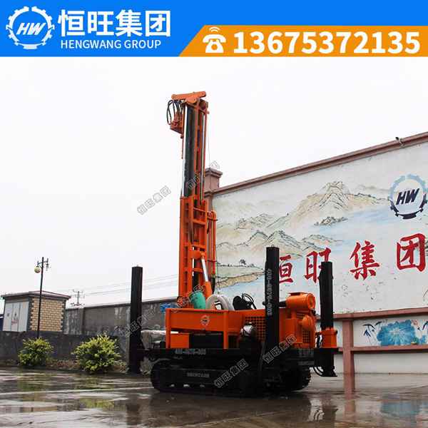 恒旺打井機廠家 氣動打井機履帶氣動水井鉆機效率超高