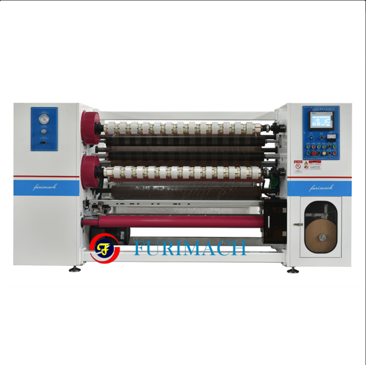 江蘇富日bopp封箱膠帶全自動分條機(jī)FR-210