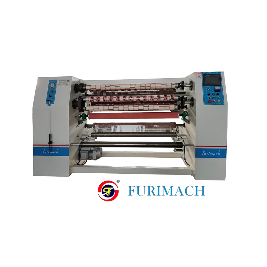 江蘇富日bopp封箱膠帶自動分條機(jī)FR-202S