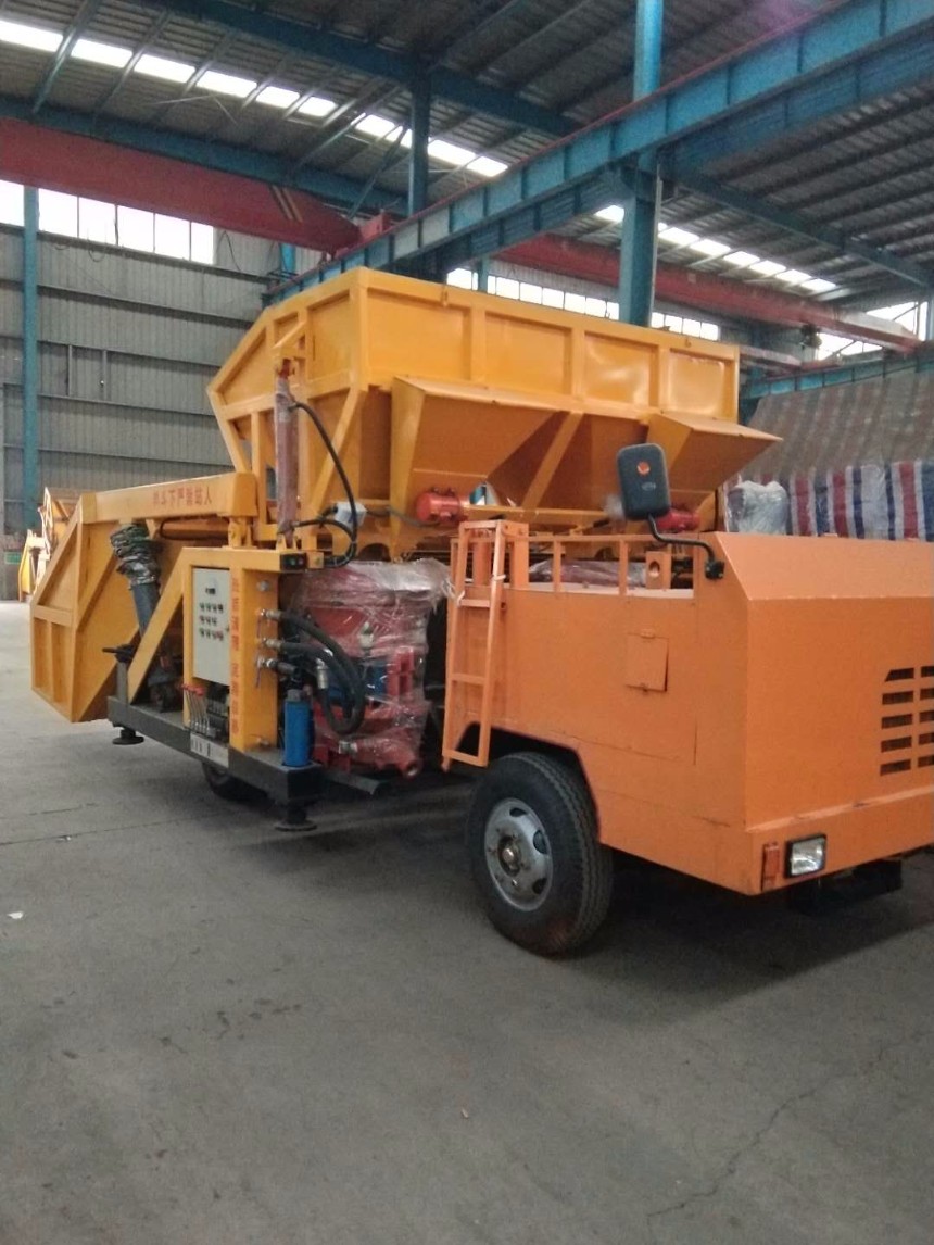 工程款混凝土噴漿機一拖二單斗 混凝土噴漿機適應(yīng)性強 效率高混凝土噴漿機