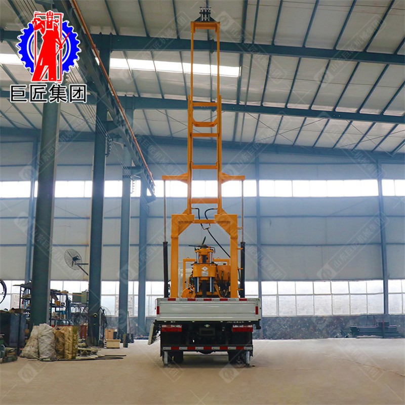 三輪車載水井鉆機 地質(zhì)建筑勘探 灌漿孔鉆孔民用水井