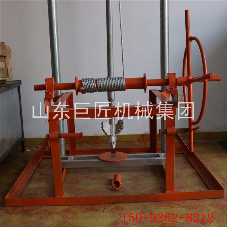 華夏巨匠SJQ室內(nèi)汽油打井機小型水井鉆機 農(nóng)村小型打井機