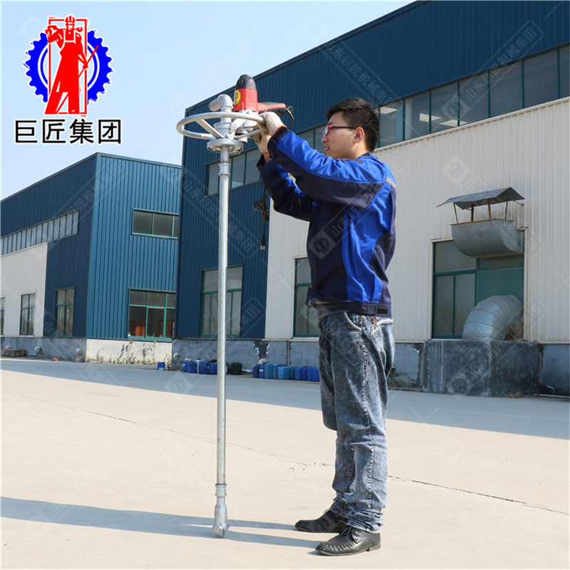 華夏巨匠SJD-2A便攜式電動打井機 家用圓盤式小型鉆井機