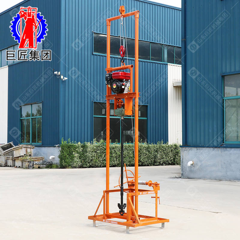 華夏巨匠SJQ型汽油打井機 小型民用鉆井機 野外打井更方便 聲測管疏通鉆機