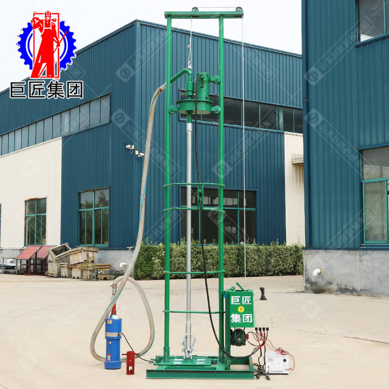 華夏巨匠 SJD-2C小型全自動電動打井機(jī) 家用便攜式鉆井機(jī)可拆解