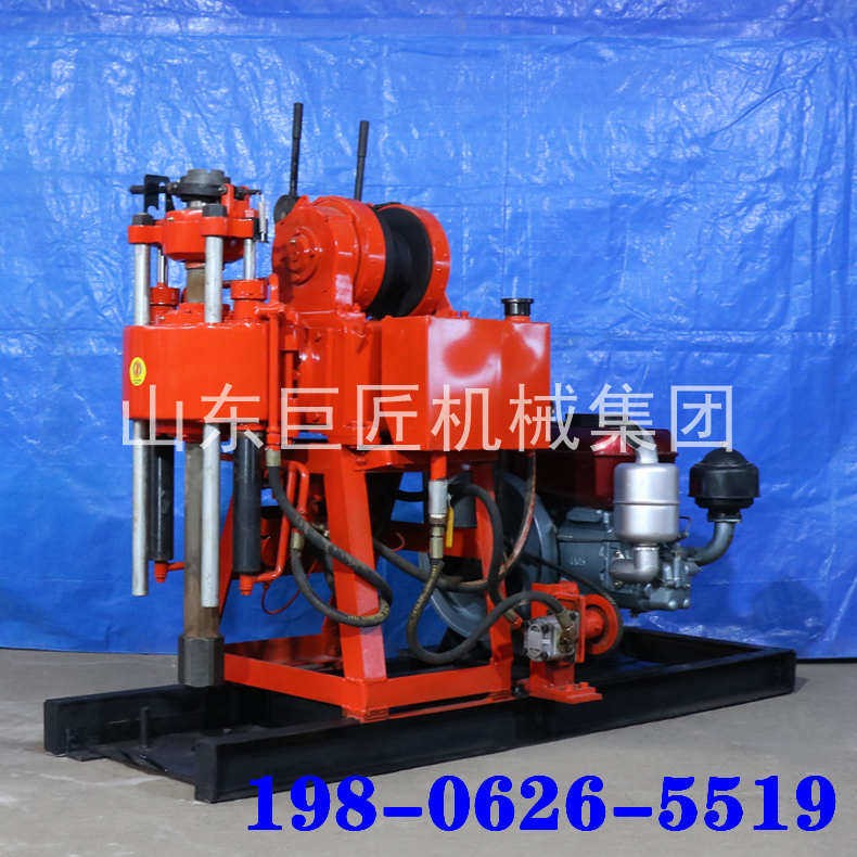 山東巨匠200型地質(zhì)勘探液壓水井鉆機巖心鉆機