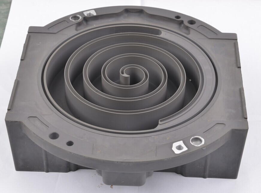 無油空壓機渦旋盤.PTFE特氟龍涂層、減摩擦系數(shù)、降低噪音，延長使用壽命