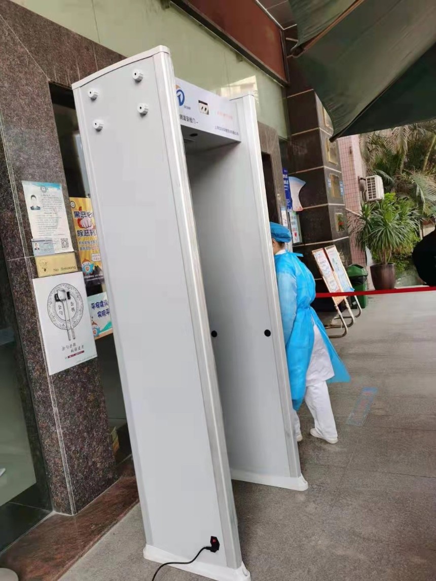 江蘇醫(yī)院用的測(cè)溫門(mén) 酒店用的測(cè)溫門(mén) 學(xué)校用的測(cè)溫門(mén)