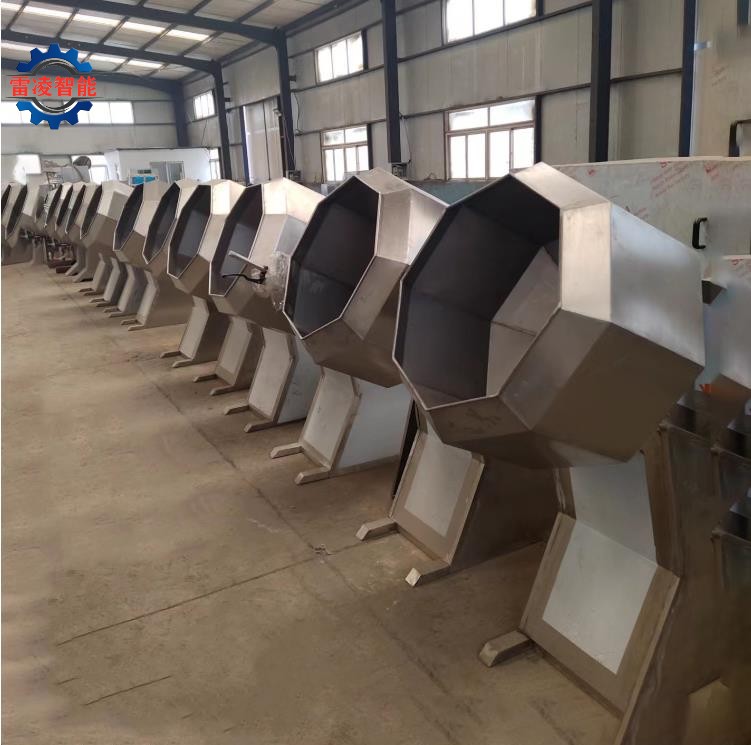 全自動(dòng)出料八角拌料機(jī)  香辣鍋巴調(diào)味桶 蘿卜條咸菜拌料設(shè)備