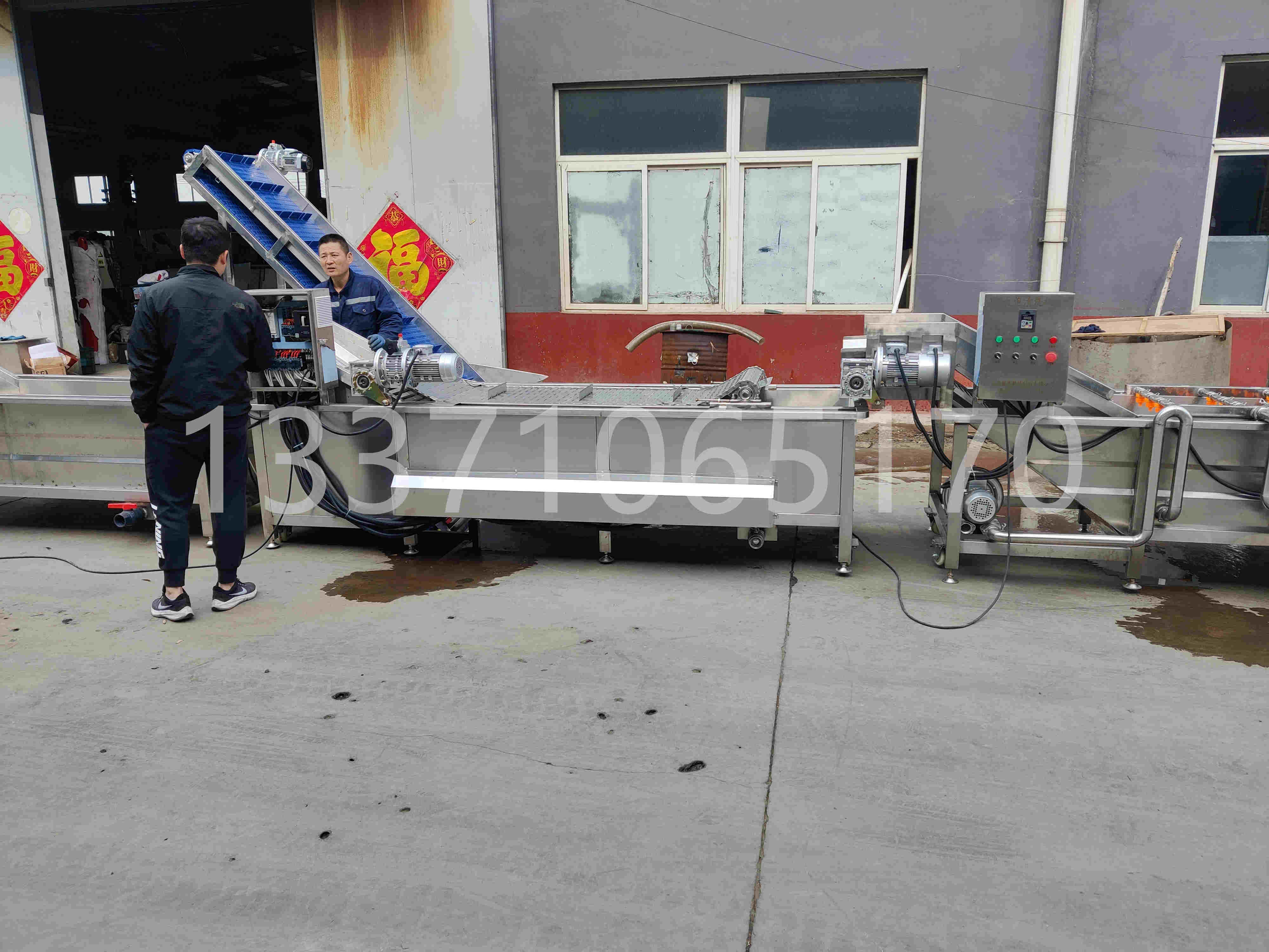 撇根高壓清洗機-花椒清洗漂燙線