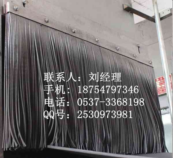 800防塵簾 1500擋塵簾 導(dǎo)料槽橡膠降塵簾