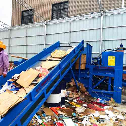 河南廢紙臥式液壓打包機價格