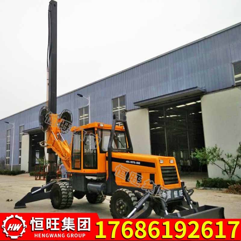 HW輪式旋挖鉆機 15M輪式鉆機 建筑路面鉆機