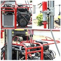 重慶便攜式勘探鉆機(jī)小型氣動打井勘探鉆機(jī)