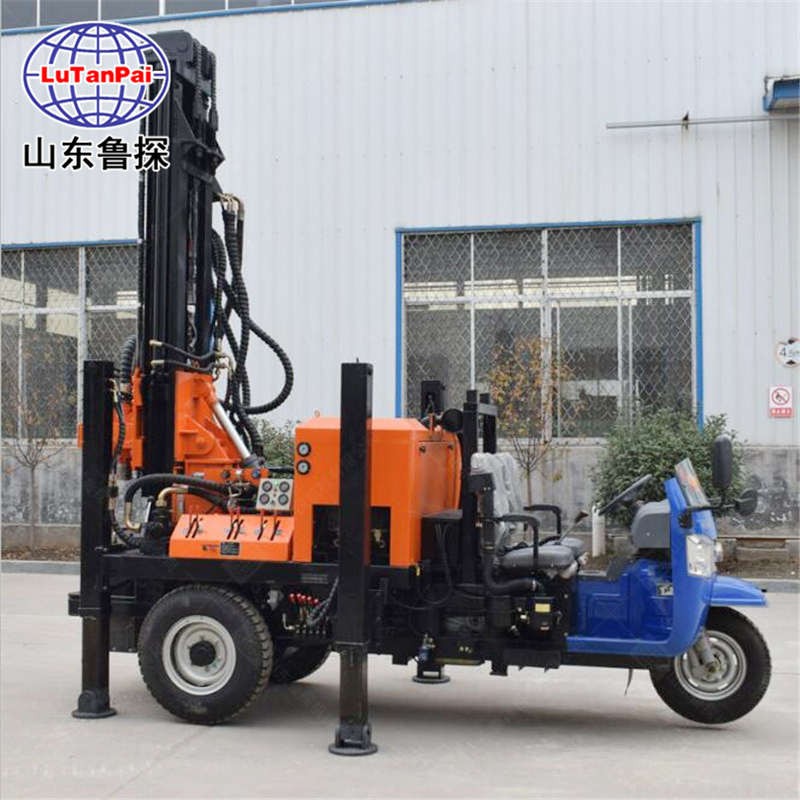 CJC-200車載式氣動水井鉆機(jī)打巖石快的農(nóng)用打井機(jī)