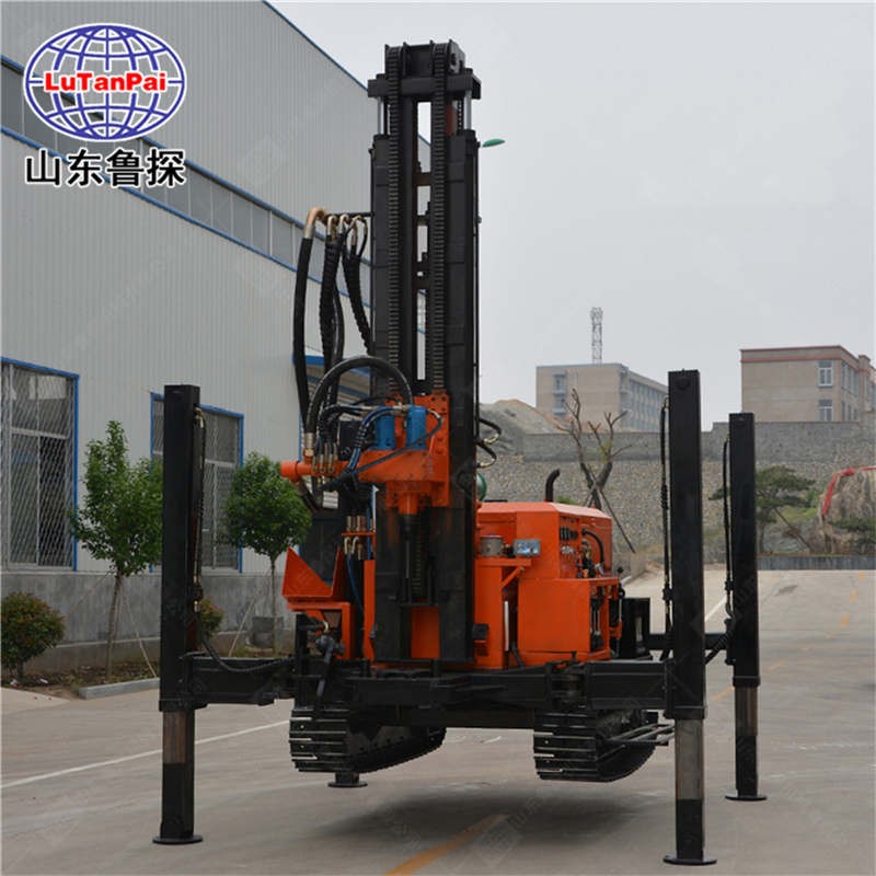 魯探FY-200履帶車載式氣動(dòng)水井鉆機(jī)山東打井機(jī)廠家