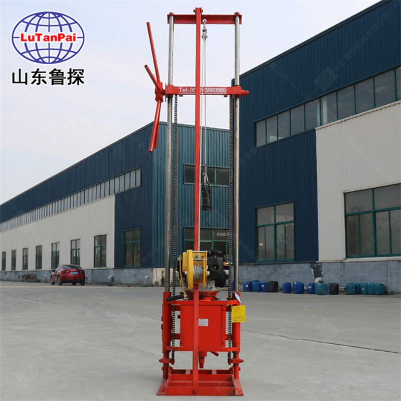 魯探直供QZ-2CS型卷揚(yáng)機(jī)款輕便取樣鉆機(jī)