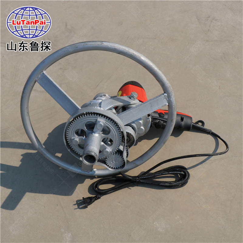 SJD-2A小型電動鉆機(jī)手持式原盤鉆井機(jī)小型家庭水井鉆機(jī)成孔快