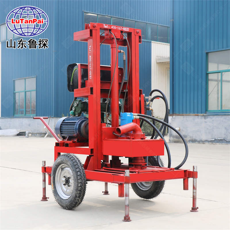 SJDY-3A型輕便型農(nóng)用三相電打井機可折疊式家庭用鉆井機