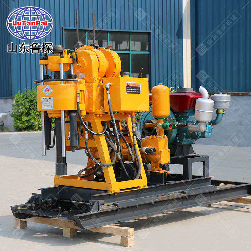 魯探供應HZ-130YY可移機液壓水井鉆機 回轉(zhuǎn)式小型挖井機 打井效率高