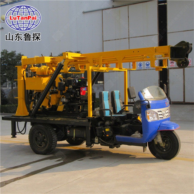 XYC-200A三輪車載液壓巖芯鉆機回鉆式鉆機移動方便勘探 鉆采設備