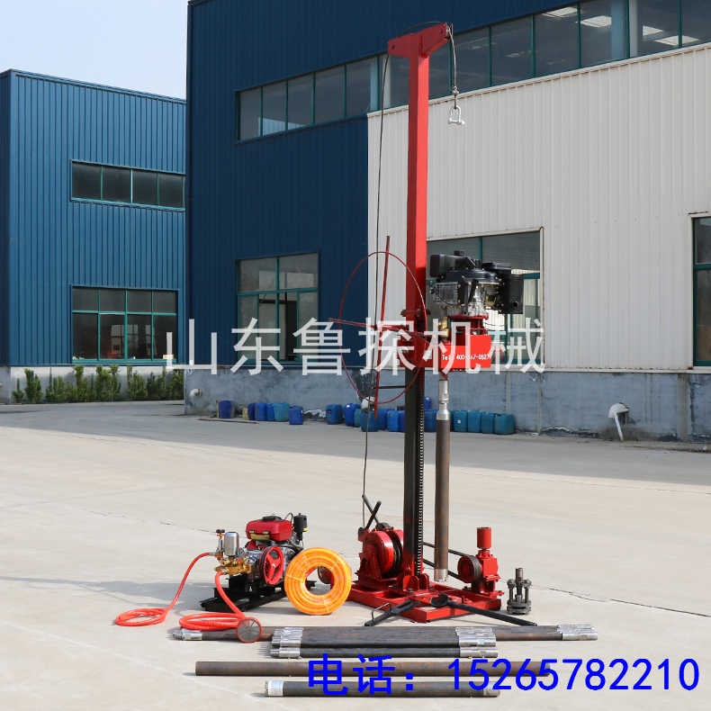 山東魯探QZ-3便攜式地質鉆機最深50米 工程勘探鉆機供應商