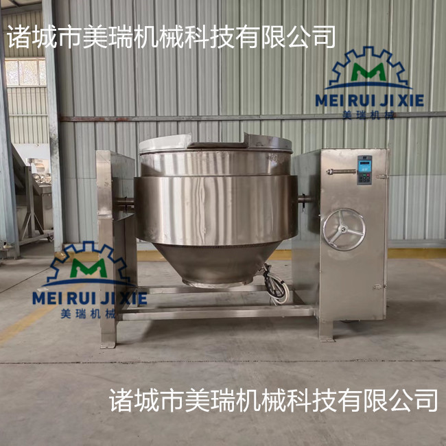 燃?xì)饧訜釆A層鍋，不銹鋼攪拌夾層鍋，500L電加熱夾層鍋