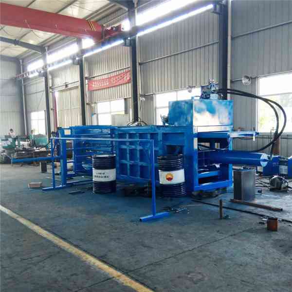 安徽蕪湖半自動(dòng)廢紙液壓打包機(jī) 可樂(lè)瓶易拉罐壓縮機(jī)多少錢一臺(tái)