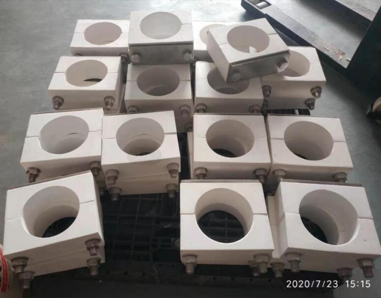 防腐絕緣耐磨耐低溫聚四氟乙烯管夾PTFE特氟龍塑料管夾