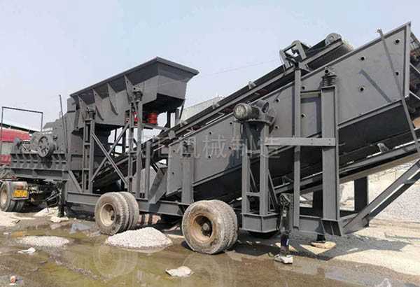 移動型河卵石制砂機