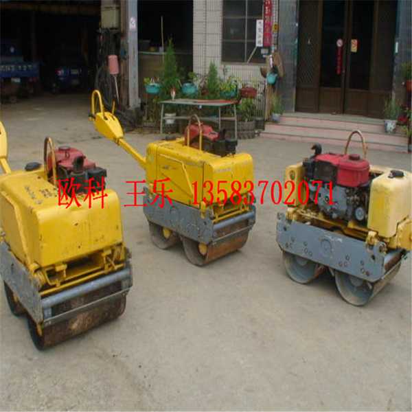 小型3噸震動汽油雙輪壓路機 座駕式壓土機