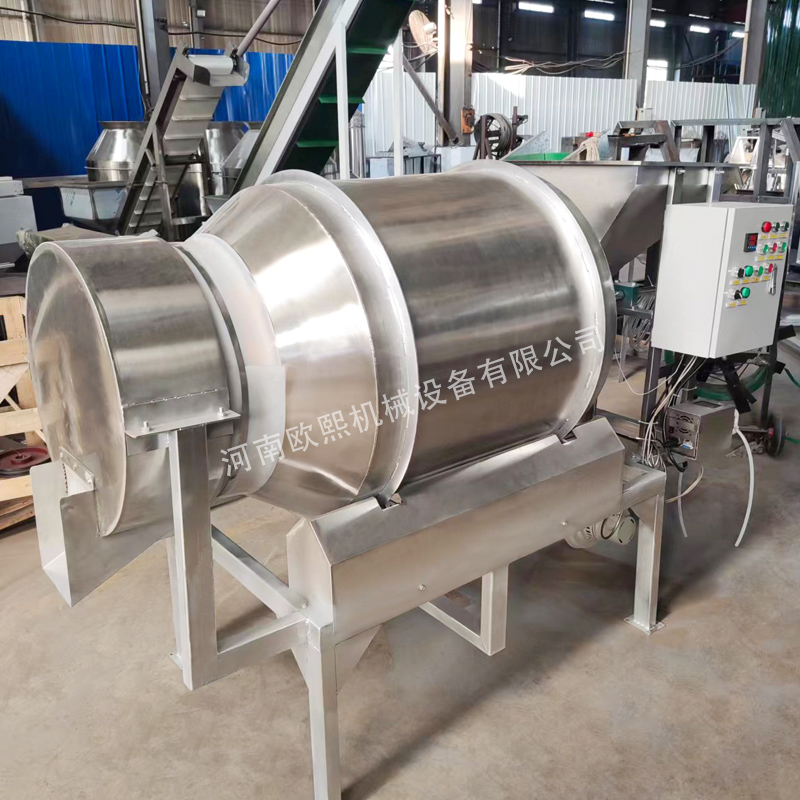 茶葉加香機 不銹鋼滾筒攪拌機 加熱噴液攪拌機一體