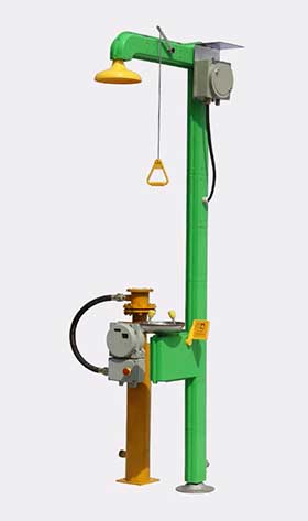 BTF01-C復(fù)合式電加熱洗眼器