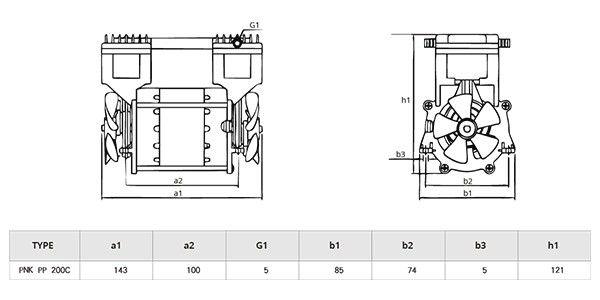 普諾克PNK PP 1200C微型壓縮機