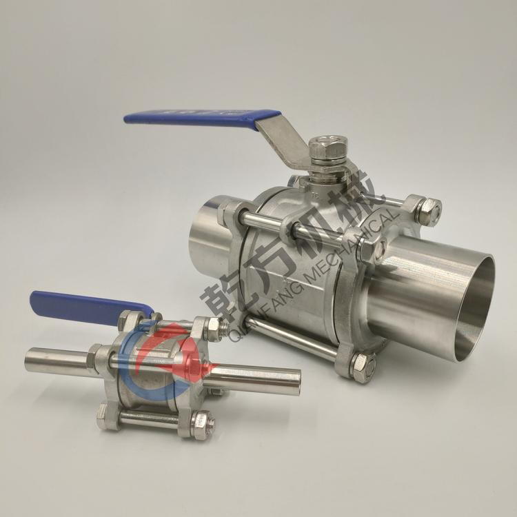 316L三片式加長(zhǎng)自動(dòng)焊接球閥 半導(dǎo)體行業(yè)管道拋光BA加長(zhǎng)焊球閥
