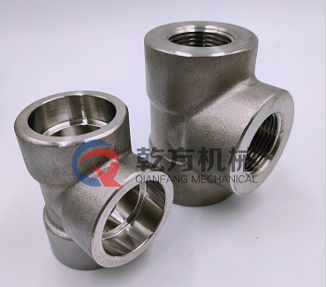 化工管道接頭 機械管道接頭 定做耐腐蝕2205 2507材質內絲三通