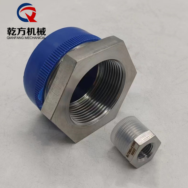 2205六角補(bǔ)芯 訂做雙相鋼2205材質(zhì) 內(nèi)外絲變徑補(bǔ)芯，內(nèi)絲活接頭