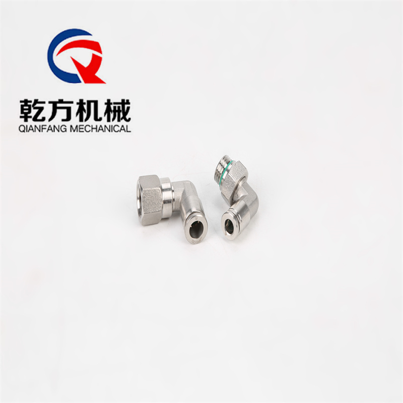 304/316不銹鋼氣動快插彎頭，外螺紋快插彎頭，氣動快插接頭