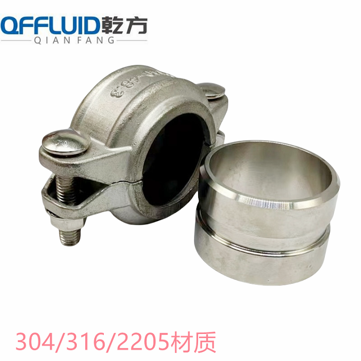 2205拷貝林 雙相鋼2205拷貝林卡箍  304/316不銹鋼高壓拷貝林卡箍