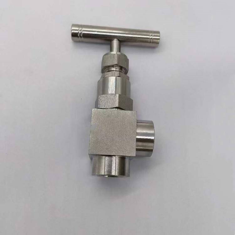 304/316不銹鋼90?直角針型閥，2205/2507/310S/TA2鈦材/C276/C22針型閥