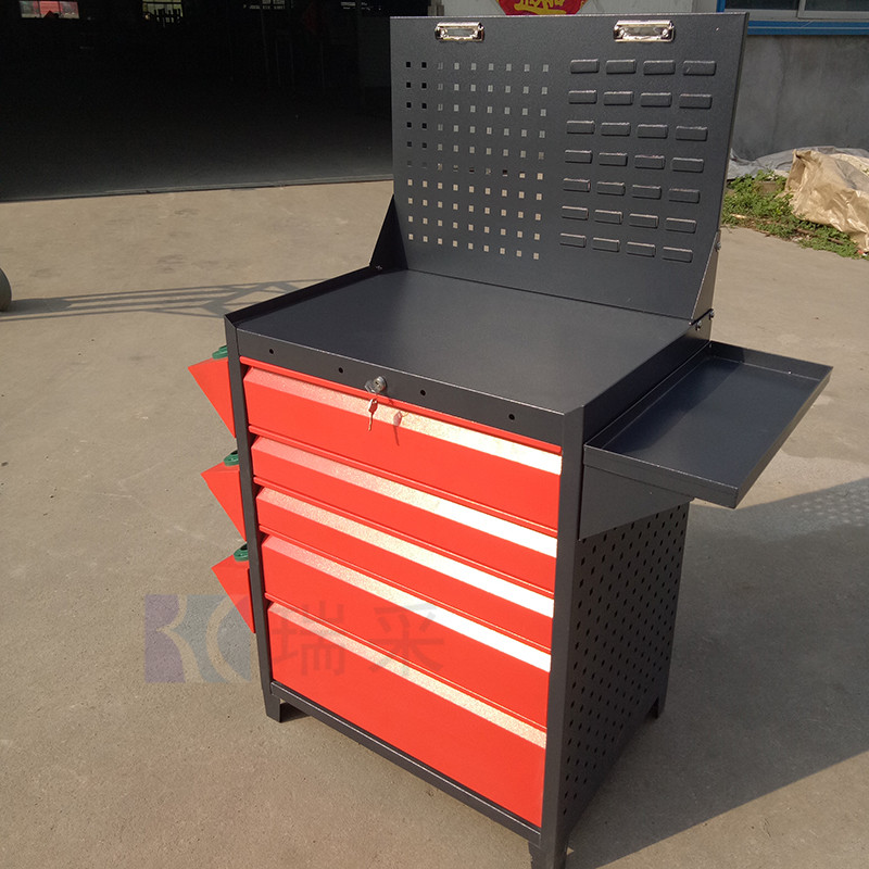 瑞采CNS-23 加厚鐵皮CNC數(shù)控BT40刀具柜 五抽屜工具車 機床掛板工具車