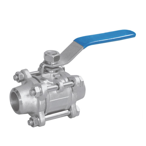 廠家供應壬豐三片式對焊閥球、中型