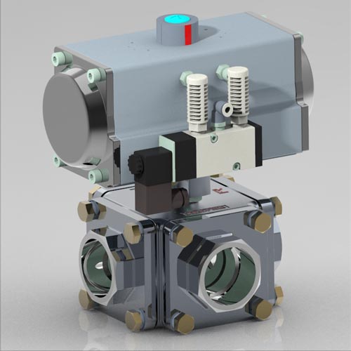 壬豐廠家供應(yīng)氣動(dòng)內(nèi)螺紋四通球閥