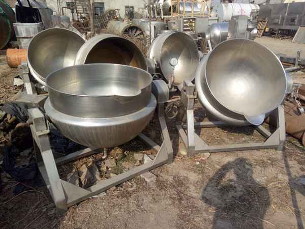 銷售九成新夾層鍋,蒸汽夾層鍋,不銹鋼蒸汽電加熱夾層鍋