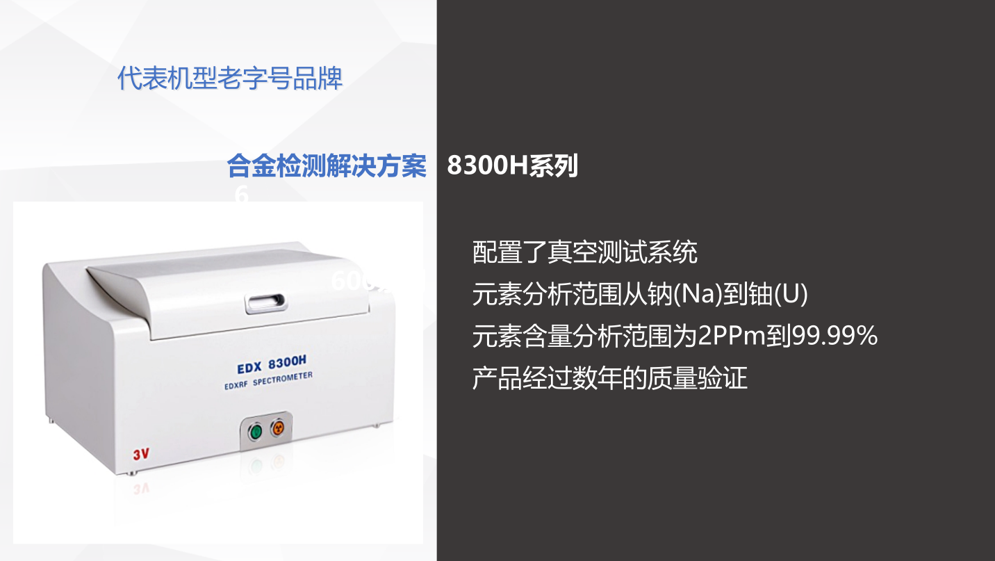 蘇州三值EDX8300H能量色散 X 熒光光譜儀