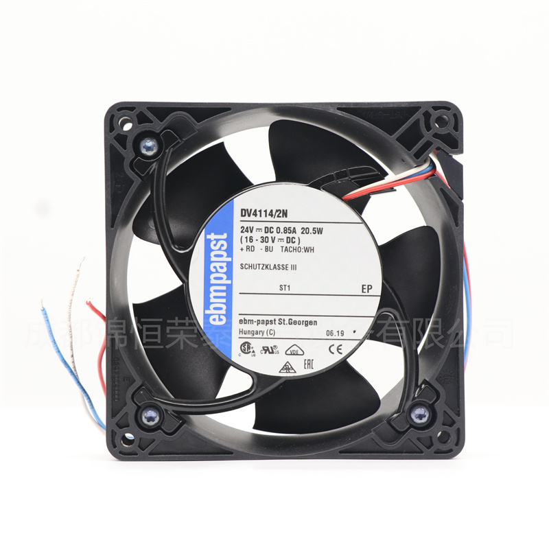 德國ebmpapst軸流散熱風機 DV4114/2N 變頻器風扇24V