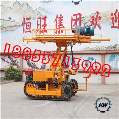 巖石電鉆 多功能履帶底盤 邊坡支護小型錨固垂直 水平鉆孔熱銷