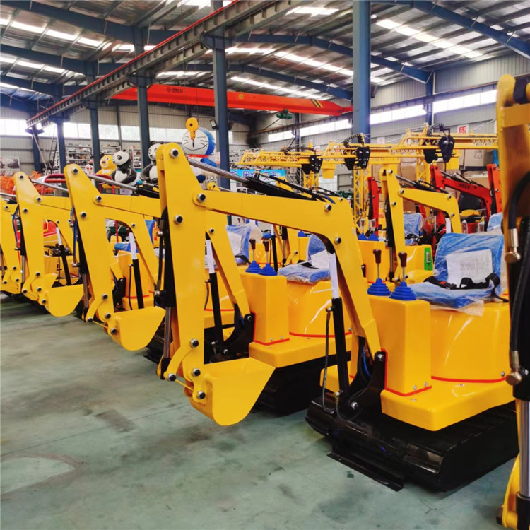 游樂挖掘機 室外挖沙挖土沙灘大型游樂設備 仿真鉤機